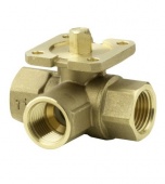 Клапан Siemens шаровой трехходовой VBI